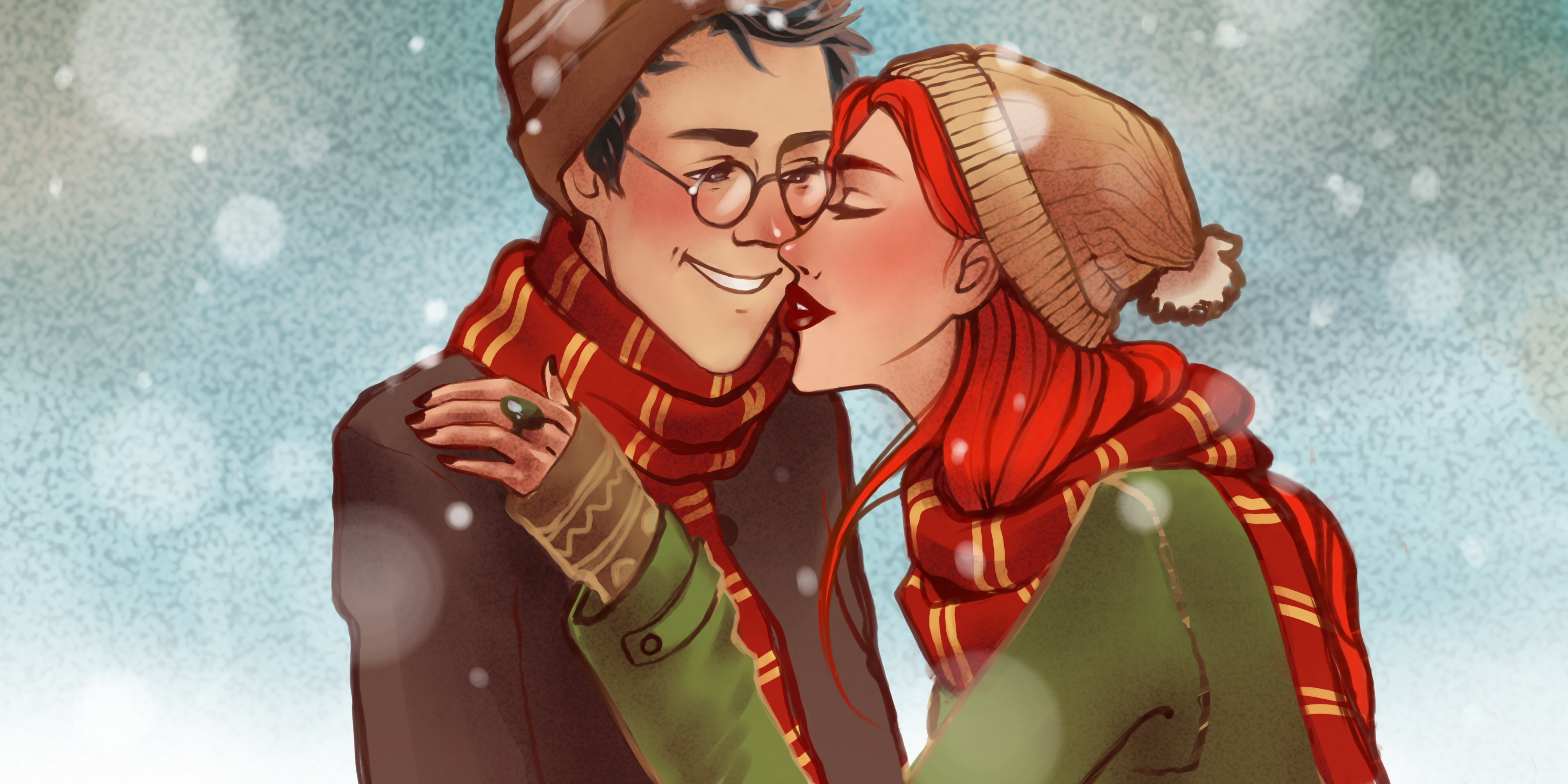 james_potter_and_lily_evans_by_elda93-d4p6x8r